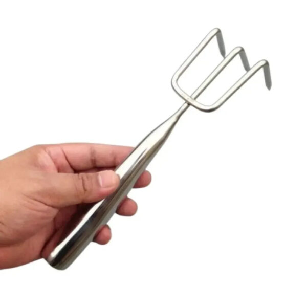 S9f26496522e8491aa35f8f7504c56904Y.jpg Claws Garden Hand Rake Stainless Steel Manual Small Leaf Rakes Integrated Gardening Tool Weeding Removal Puller Garden Yard