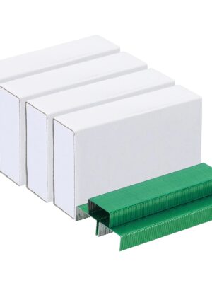 Sa0b6a53154884f9abbcdfcac0da134a5E.jpg 4000Pcs/4Pack Green Metal Staples 26/6 Standard Stapler Staples 1/4 Inch Length Office Stationery Staple School Binding Supplies