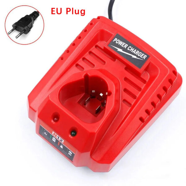 Sa0d1fdc6138046d7a752720fc3f34810p.jpg Battery Charger For Milwaukee M12 N12 Lithium-Ion Battery 3A fast charging Replacement 48-11-2401 48-11-2402 C12B C12BX