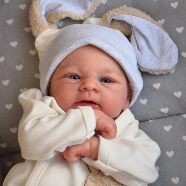 Sa0dfcfe00d1546458f80c58c93a39cfbP.jpg JOYORA 49cm 19in High Quality Handmade Dolls Are Like Newborn Baby Dolls with Soft 3D Skin and Lifelike Finished Products
