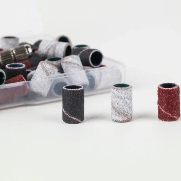 Sa1244ceb0eb94483992d66a6f7c7d8a9q.jpg Nail Sanding Ring Bands 80/120/180Grit Electric Manicure Drill Grinding Heads UV Gel Polish Removal Pedicure Abrasive Tools