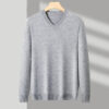 Sa13d256e2ce54e4b9e9e9b196a9303baf.jpg New Sweatwear Men's V Neck Basic Solid Color Sweaters Round Neck Elastic Pullovers Warm Autumn Knitted Oversized Sweater Men