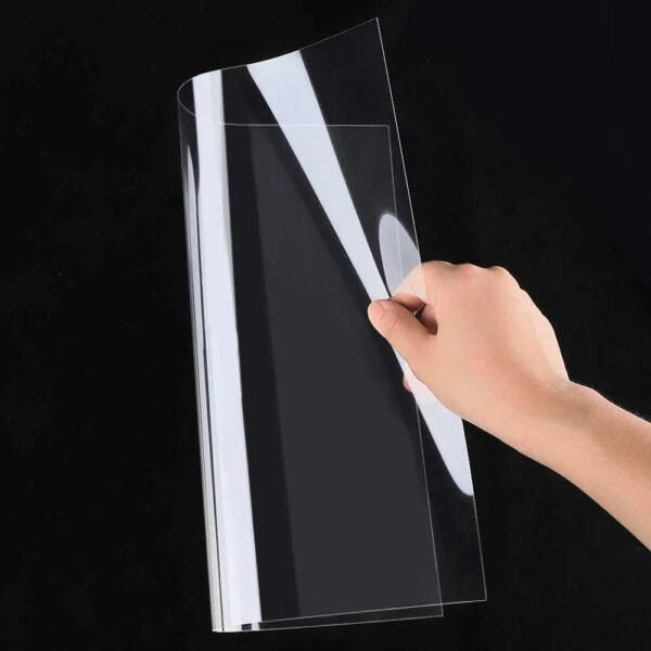 Size A4 Transparency PVC Binding Cover Clear Plastic Acetate Sheets - Thickness 200micron 8mil