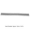 【New】10PCS 34 Hole Binding Spine Plastic Split Loose Leaf Rings Detachable Binding Loop 12mm Diameter Detachable Binding Loop