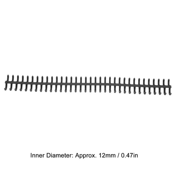 【New】10PCS 34 Hole Binding Spine Plastic Split Loose Leaf Rings Detachable Binding Loop 12mm Diameter Detachable Binding Loop
