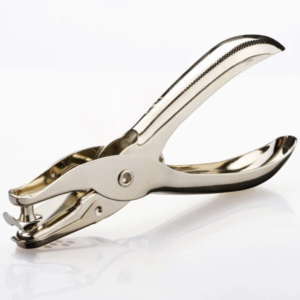 Sa25034b82a6f4961ab255b86fb43f09cz.jpg Handheld Single Hole Puncher 6mm Diameter Eye-Catching Manual Hole Punch for Students Thick Paper A4 Sheets Cards & DIY Projects