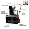 Sa2ae4eba33724c47941dda6208038f9dH.jpg PowerSmart 15A Electric Snow Thrower, 21" Snow Blower with 180° Chute, LED Light, Lightweight for Yard, Driveway & Sidewalk