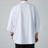 Spring Summer Men's Japanese Kimono Shirts Casual Open Stitch Lightweight Fashion Solid Three Quarter Loose Couple Shirts M-5XL