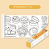Kids Coloring Paper Roll Sticky DIY Drawing Graffiti Art Color Filling Educational Toys for Children Wall Floor Painting Gifts
