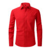 Sa5a19a9cf4424796bc661d95aec359681.jpg American size men's shirt long sleeve spring/summer formal business casual wear high quality fashion solid color plus size