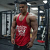 Sa67b70d744274da0abfd81c57974e663W.jpg Gym T-shirts Suspenders Man Stringer Fitness Shirt Bodybuilding Shirt Men Top for Fitness Vests Men's Vest Sleeveless Sweatshirt