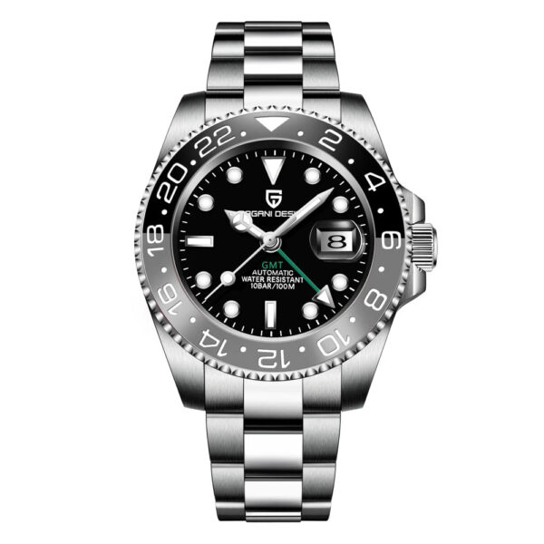Sa8ffc9de92314627b5c7580b94da4ac7c.jpg PAGANI DESIGN V3 Version GMT Watches Men's Luxury Sapphire Automatic Mechanical Watch 40MM Stainless Steel Waterproof Watch