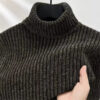 Sa945e708c961439681106bd201de3eeb6.jpg 2026 New Men's Thick Warm Sweater Winter Knitted Turtleneck Pullovers Male High Neck Solid Slim Fit Soft Sweaters for Men Tops