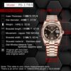 2025 New PAGANI DESIGN Men's Watches DD40 Rose Gold Automatic Watch Man Mechanical Wristwatches Luxury AR Sapphire Mirror Gifts