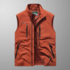 Sa9b80772b3ab4d52820c9229036d51b9Q.jpg 2025 Personalized yelek red Multi Pockets nylon Cargoes Fisherman vest fishing Journalist Photography Camping Waistcoat vest