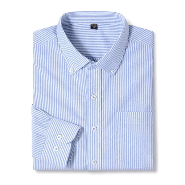Saa16101cf2544328974cd04a741b55212.jpg New 100% Pure Cotton Oxford Men's Plaid Shirts Male Business Casual High Quality Long sleeve Shirt for Men Pocket Shirt S-5XL