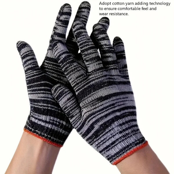 Saad268f497004542bdd3d6470ae8596ar.jpg 9 pairs of work gloves, tear and wear resistant, durable, breathable, stain resistant, suitable for hands, suitable for construc