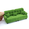 Saafef1ec45064e60a3926f2e2b361426g.jpg Dollhouse Simulation Flocking Sofa Model Dollhouse Mini Living Room Furniture Decoration Accessories Pretend Play Toys