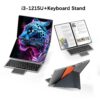 Sab12cf6bfdb749e78b7b5ed6757245b04.jpg New Dual Screen Laptop Intel i3 1215U N100 Dual 10.95 Inch IPS Touch Screen Windows 11 Office Computer Tablet Notebook WiFi 6