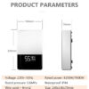 Sac468331fae04b0f9c0f742d555ab118e.jpg DMWD Electric Thermostatic water heater 7000W Remote Control Instant heating waterproof tankless water heater for shower bath