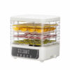 5-Tier Transparent Food Dehydrator, Adjustable Timer & Temp, BPA-Free – for Fruits/Herbs/Jerky, Compact & Quiet energy-saving