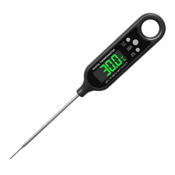 Sad18158ec9654d37b6f9be49b46e7b7fn.jpg Digital Meat Thermometer Instant Read Out for Baking Kitchen Cooking BBQ With Probe