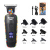 Professional Hair Trimmer Machine KM-MAX5090 USB Charging, Powerful Induction Motor T-Shaped Cutting Head , Long-lasting Battery