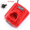 Sadaf155844184d8d9e4947874e31cf1bZ.jpg Battery Charger For Milwaukee M12 N12 Lithium-Ion Battery 3A fast charging Replacement 48-11-2401 48-11-2402 C12B C12BX