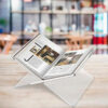 Acrylic Book Stand Open Clear Book Holder for Books, for Cookbook Art Book Bible Guest Book, Coffee Table Book Stand for Reading