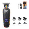 Professional Hair Trimmer Machine KM-MAX5090 USB Charging, Powerful Induction Motor T-Shaped Cutting Head , Long-lasting Battery