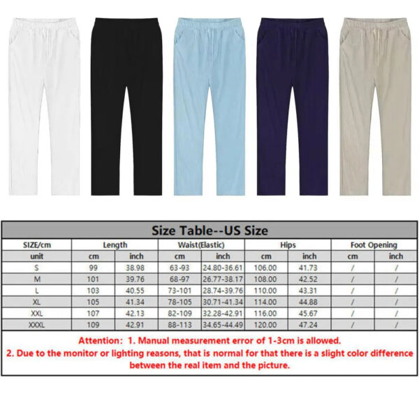 Sb093975f18bf46dbb3d35438357dec0av.jpg 2pcs Set Men's Cotton Linen Shirt and Pants Suits for Men Beach Wear Tracksuit Solid Color Shirts Sweatpants Hawaiian Vacation