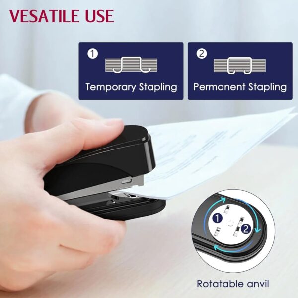Sb0a057f3a79d4c17a302ed7c10d361cbK.jpg Stapler Value Pack, 20 Sheet Capacity, Jam Free, includes Standard Stapler, 5000 Staples and Staple Remover(Random Color)