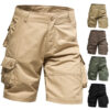 Sb0a5ae03212e43ecb8403ac629051149d.jpg Men's Shorts Loose Large Size Multi-Pocket Overalls Summer Cotton Comfortable Nickel Pants Outdoor Casual Sports Beach Pants