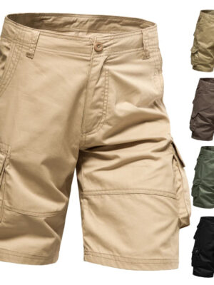 Sb0a5ae03212e43ecb8403ac629051149d.jpg Men's Shorts Loose Large Size Multi-Pocket Overalls Summer Cotton Comfortable Nickel Pants Outdoor Casual Sports Beach Pants