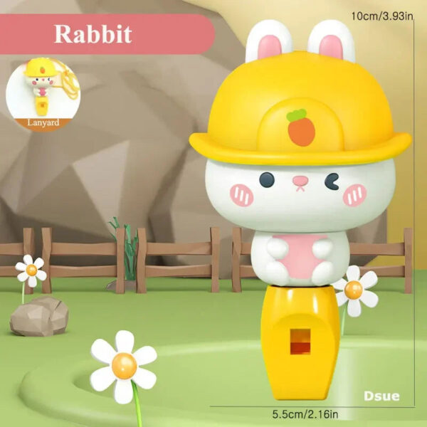 Sb0ca165ce3764ae4ac9b3ee1d08d6e1dH.jpg Cute Animal Rabbit Baby Whistle Dinosaur/Dog Whistling for Kid, Early Learning Musical Instruments Toys for Toddlers 1-3 Gift