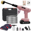 Sb0d283b4bbc441b885484d80b17dbdfaK.jpg Power Blaster Plus Pressure Washer Cordless Portable Electric High Pressure Water Spray Gun and Hose Car Washer Cleaner Tool