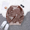 Sb0e1df73852e408fbea7be8d0e913efcz.jpg New Popular Autumn and Winter Maze Jacquard Pattern Pullover Sweater Casual Round Neck Contrast Color Knitted Men's Pullover