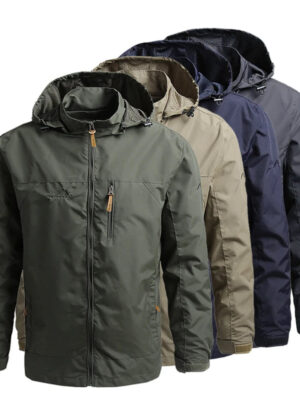 Sb0ec648b24fd4457b77ec550d59ae890m.jpg Windbreaker Men Tactical Jacket Waterproof Outdoor Hooded Coat Sports Military European Size S-5XL Field Climbing Thin Outwear