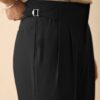 Sb0fba021e6ea4ec891b2efe09d384b73m.jpg Fall/Winter 2025 Men's Elegant Italian Neapolitan High Waist Wide Leg Pants with Tucks And Buttons Business Casual Style