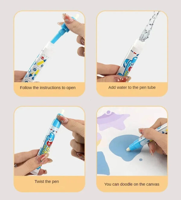 Sb10cb2ed6d1245ad99c5eb48a1709554H.jpg 100x80CM Magic Water Drawing Mat Coloring Doodle With Reusable Magic Pen Montessori Painting Board Montessori Educational Toys