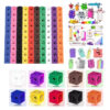 Sb184d1149198423bb7e9c5b611f5a7d4Y.jpg 100Pcs Linking Cubes Maths Montessori Educational Toys Classroom Supplies Teaching Kids Learning Items Kinder Spielzeuge