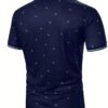 Sb1bffefad7c94ac892849f4e7a8a52211.jpg 2026 Popular Men's Short Sleeved Polo Shirt 3D Digital Men's Fashion Casual Splicing Polka Dot Short Sleeved Fashion Polo Shirt