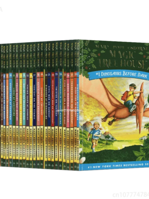Sb27127624b3f48319d9f6015a7b057a2h.png 1 Set 28 Books MAGIC TREE HOUSE 1-28 English Reading Books Children's English Chapter Bridge Book Extracurricular Reading