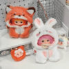Sb2a4bd73ced645ea94784ce4482a0e215.jpg Cute Doll Clothing Outfit For 20cm Cotton Clothes Fox Bunny Animal Onesie Dolls Accessories Costume