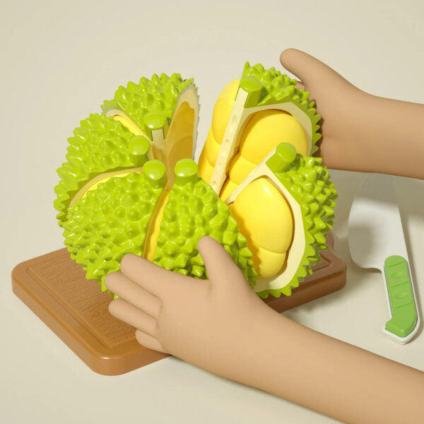 Cutting Play Food Set For Kids Kitchen Toys Food Cutting Toys Fruits And Vegetables For Toddlers Boys Girls Xmas Gifts