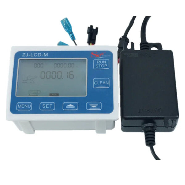 Sb387e89bd4de428d99f390551a67e63d4.jpg ZJ-LCD-M Display Controller for Hall Flow Sensor Total Flow and Set How Many Liquid Out Quantitative