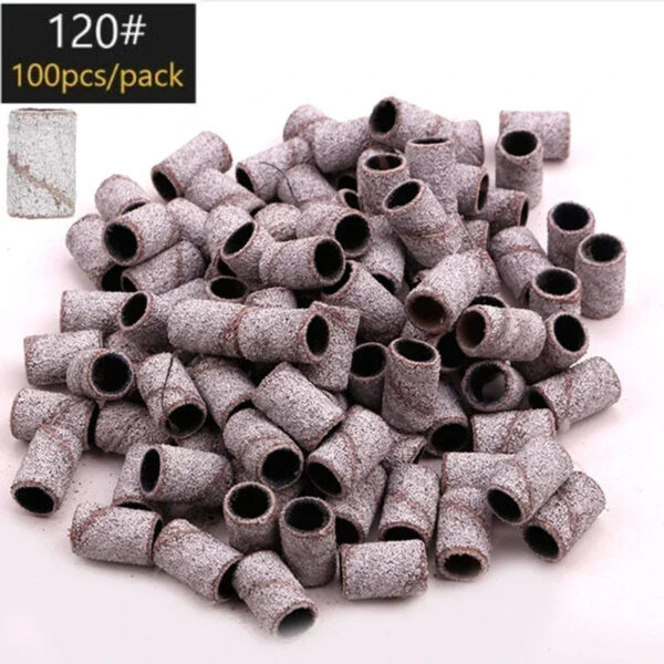 Sb3df8359595c41b9a213c45cf158eea4w.jpg Nail Sanding Ring Bands 80/120/180Grit Electric Manicure Drill Grinding Heads UV Gel Polish Removal Pedicure Abrasive Tools