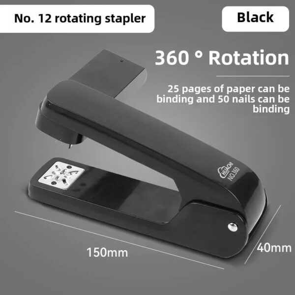 Sb3fcd4dd9d6c400ca27e519eec8ffe71c.jpg Large Capacity 360 Degree Rotating Stapler for Students Home Office Use with Strong Clutch Large Staple Remover for Business