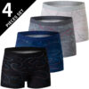 Sb4772e9a266a42f8b89f3e8e8b4019ecV.jpg 4/5Pcs European and American Size MEN'S Printed Fashion Boyshort Comfortable MEN'S Waist plus Size Underwear Sexy Swimming Trunk