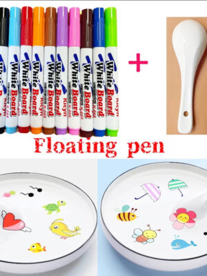 Sb4bf87eb6988405dbad1601a9ea2021cR.jpg Magical Water Painting Pen Colorful Mark Pen Markers Floating Ink Pen Doodle Water Pens Children Montessori Early Education Toys